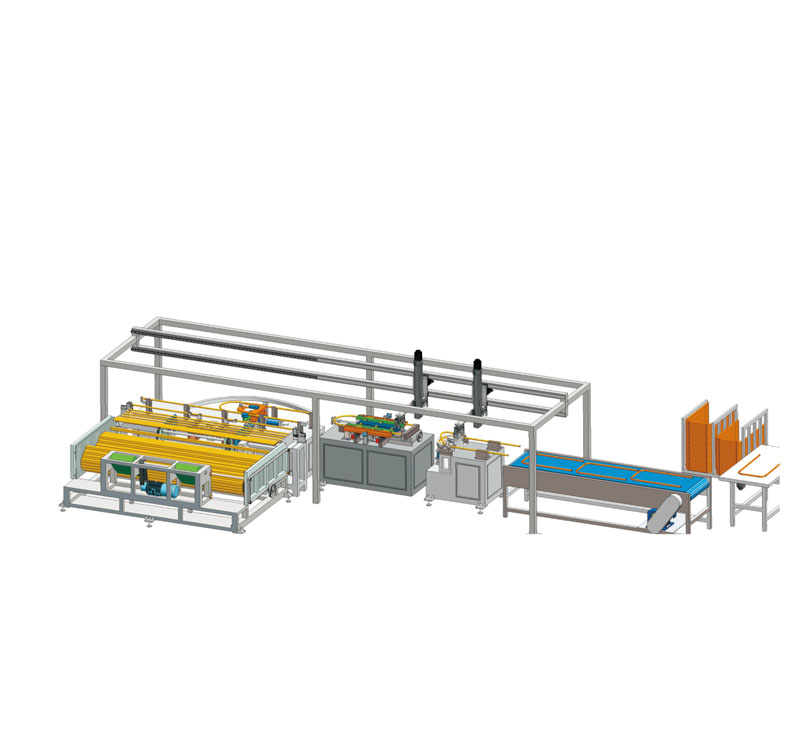 呼和浩特圆管梯前后、后脚自动生产线